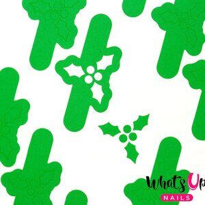 Whats Up Nails - Holly Stencils
